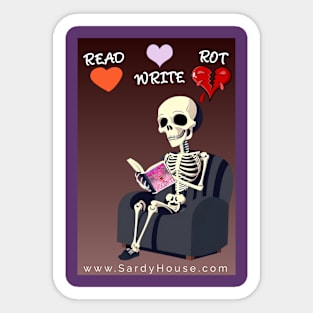 Read, Write, Rot Sticker